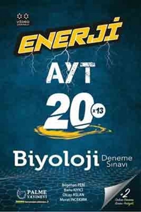 AYT Biyoloji Enerji 20 Deneme Sınavı Palme Yayınları