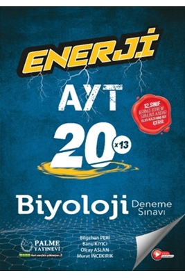 AYT Biyoloji Enerji 20x13 Deneme Sınavı Palme Yayınevi