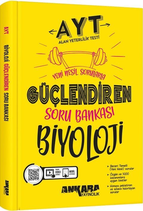 AYT Biyoloji Güçlendiren Soru Bankası Ankara Yayıncılık