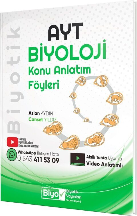 AYT Biyoloji Konu Anlatım Föyleri Biyotik Yayınları