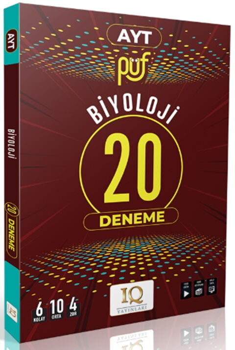 AYT Biyoloji Püf 20 li Deneme IQ Yayınları