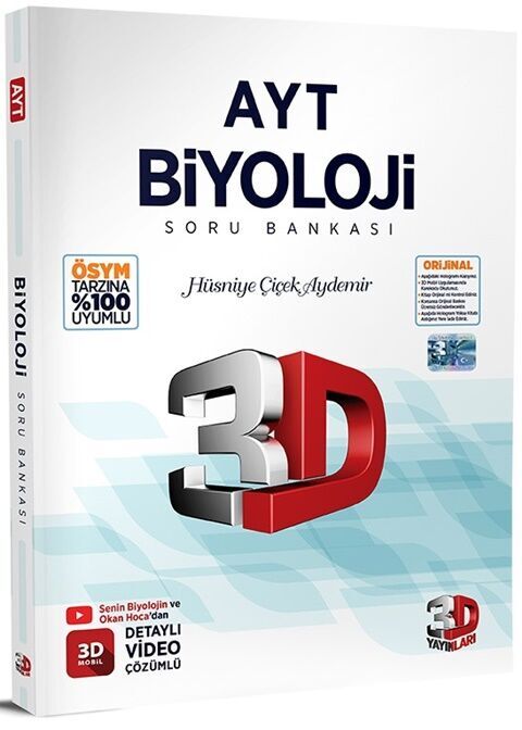 AYT Biyoloji Soru Bankası 3D Yayınları AYT Biyoloji Soru Bankası 3D Yayınları