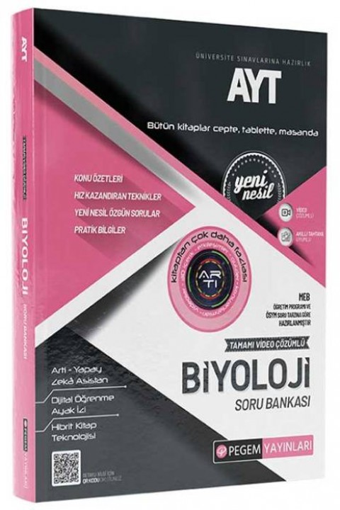 AYT Biyoloji Soru Bankası Pegem Akademi Yayınları