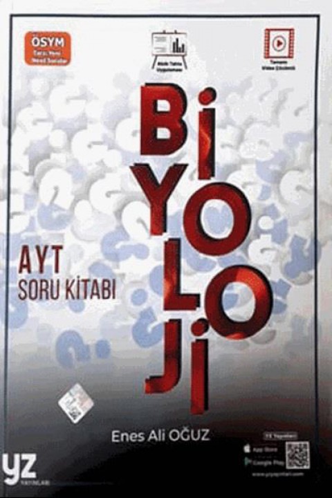 AYT Biyoloji Soru Kitabı YZ Yayınları