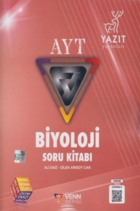 AYT Biyoloji Venn Serisi Soru Kitabı Yazıt Yayınları