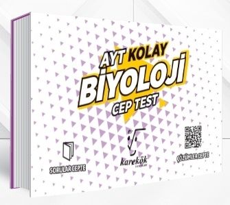 AYT Biyoloji Kolay Cep Test Karekök Yayınları