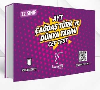 AYT Çağdaş Türk ve Dünya Tarihi Cep Test Karekök Yayınları