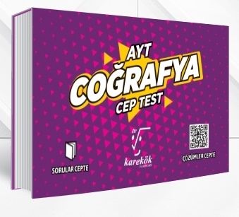 AYT Coğrafya Cep Test Karekök Yayınları
