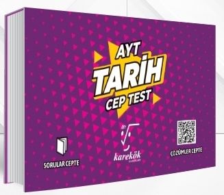AYT Tarih Cep Test Karekök Yayınları