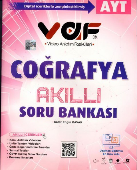 AYT Coğrafya Akıllı Soru Bankası Vaf Yayınları AYT Coğrafya Akıllı Soru Bankası Vaf Yayınları