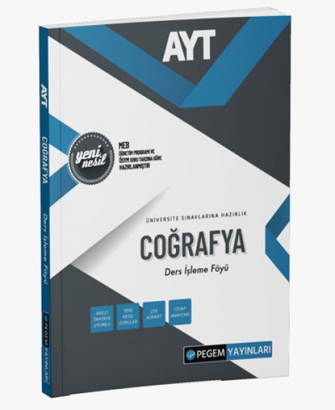 AYT Coğrafya Ders İşleme Föyü Pegem Akademi Yayıncılık