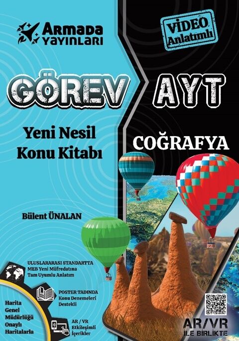 AYT Coğrafya Görev Yeni Nesil Konu Kitabı Armada Yayınları
