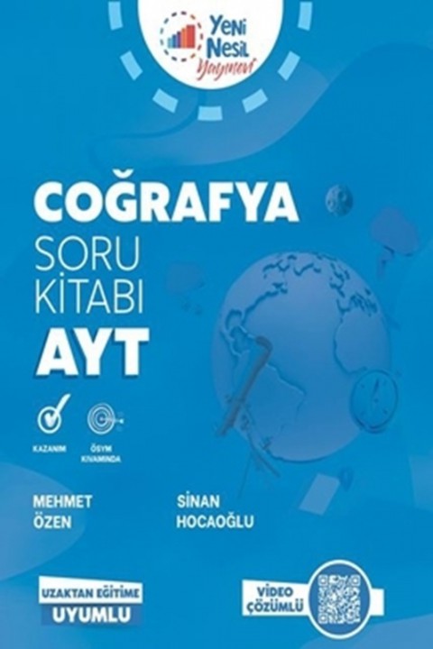 AYT Coğrafya Soru Kitabı Yeni Nesil Yayınları