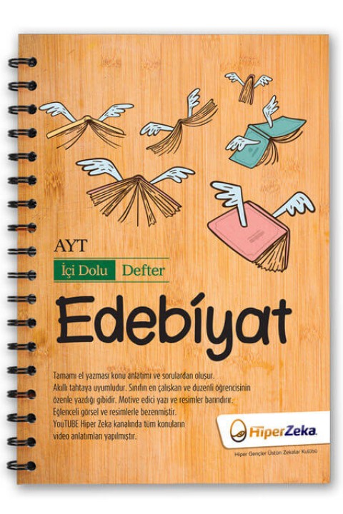 AYT Edebiyat İçi Dolu Defter Hiper Zeka Yayınları