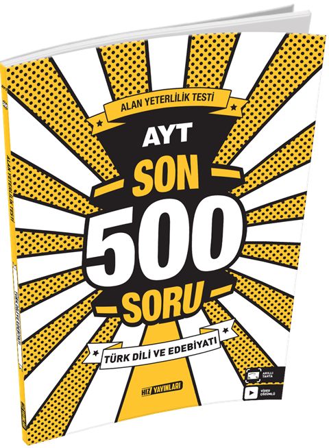 AYT Edebiyat Son 500 Soru Hız Yayınları