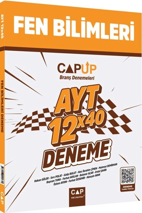 AYT Fen Bilimleri 12 X 40 Up Deneme Çap Yayınları
