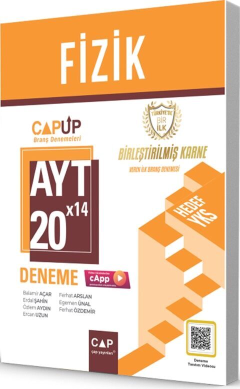 AYT Fizik 20 X 14 Up Deneme Çap Yayınları