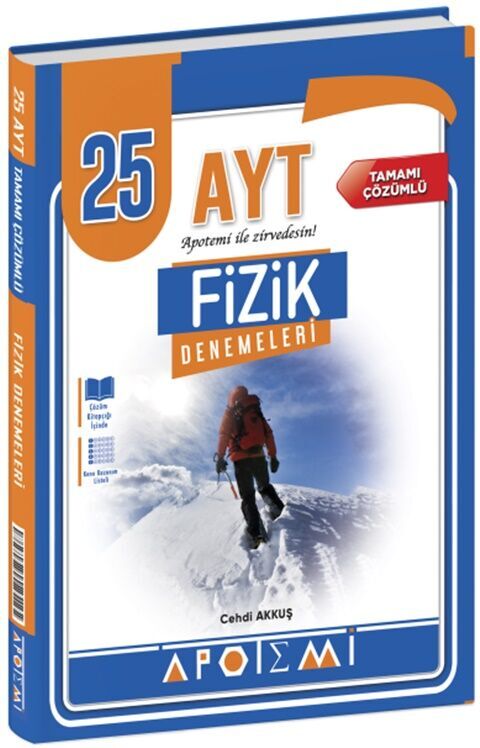 AYT Fizik 25 li Deneme Apotemi Yayınları