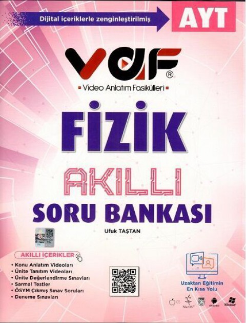 AYT Fizik Akıllı Soru Bankası Vaf Yayınları