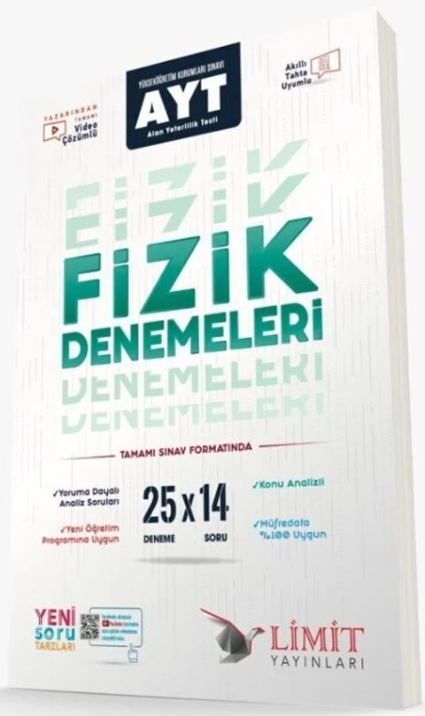 AYT Fizik Denemeleri Limit Yayınları