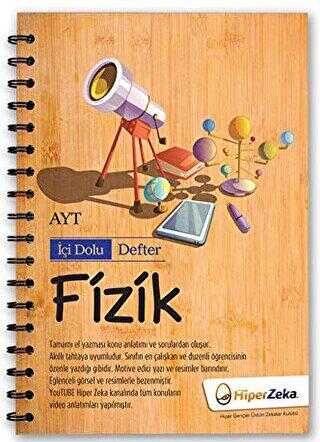 AYT Fizik İçi Dolu Defter Hiper Zeka Yayınları
