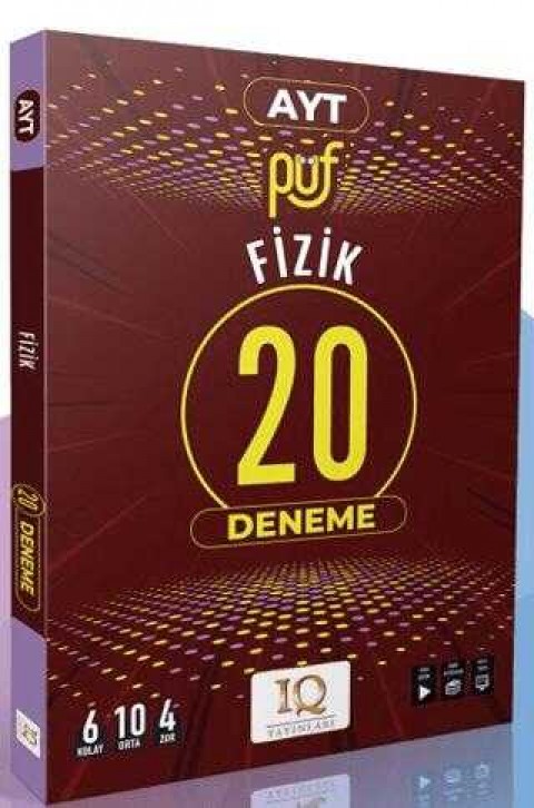 AYT Fizik Püf 20`li Deneme IQ Yayınları