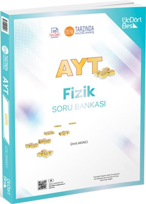 AYT Fizik Soru Bankası ÜçDörtBeş Yayınları