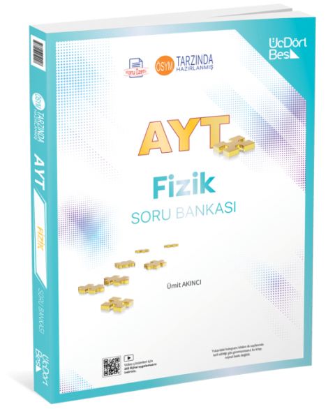 AYT Fizik Soru Bankası ÜçDörtBeş Yayınları