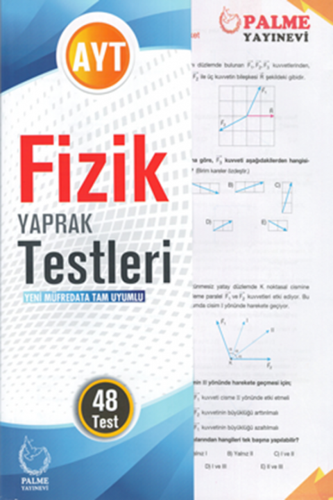 AYT Fizik Yaprak Testleri Palme Yayınları