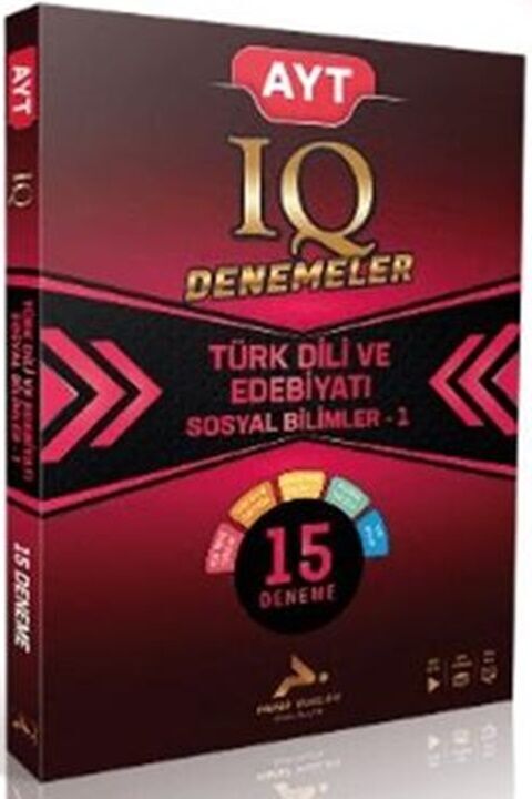 AYT IQ Türk Dili ve Edebiyatı Sosyal Bilimler -1 15 Branş Deneme Paraf Yayınları