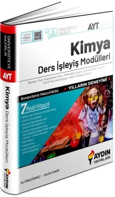 AYT Kimya Ders İşleyiş Modülleri Aydın Yayınları