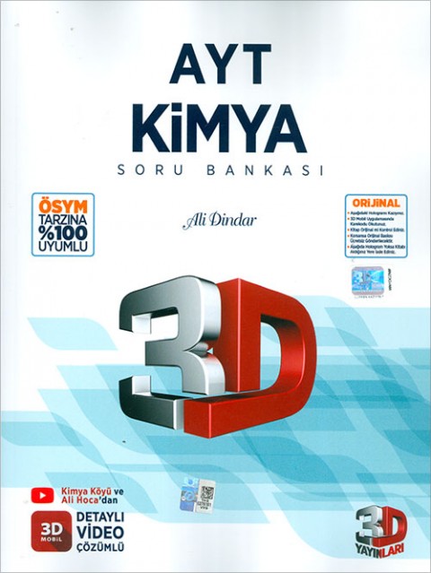 AYT Kimya Soru Bankası 3D Yayınları AYT Kimya Soru Bankası 3D Yayınları