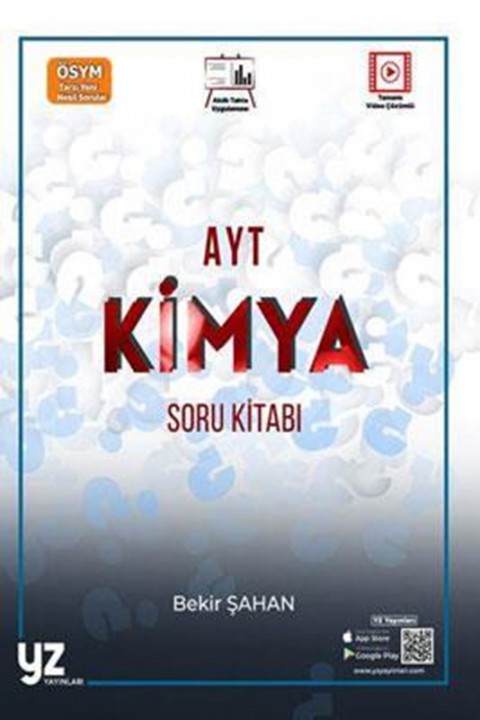 AYT Kimya Soru Kitabı YZ Yayınları