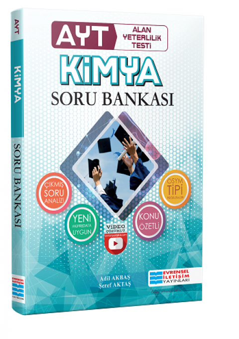 AYT Kimya Video Çözümlü Soru Bankası Evrensel İletişim Yayınları