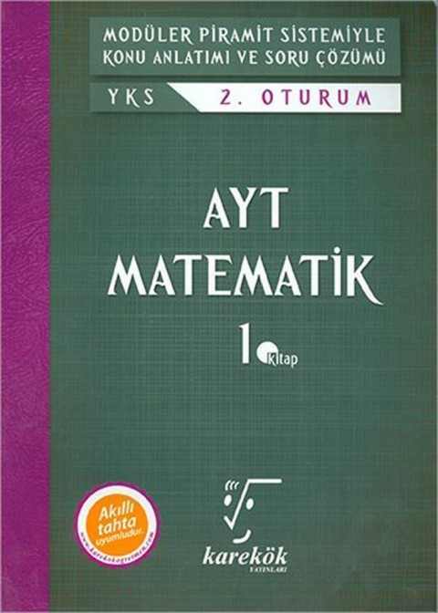 AYT Matematik 1. Kitap Karekök Yayınları