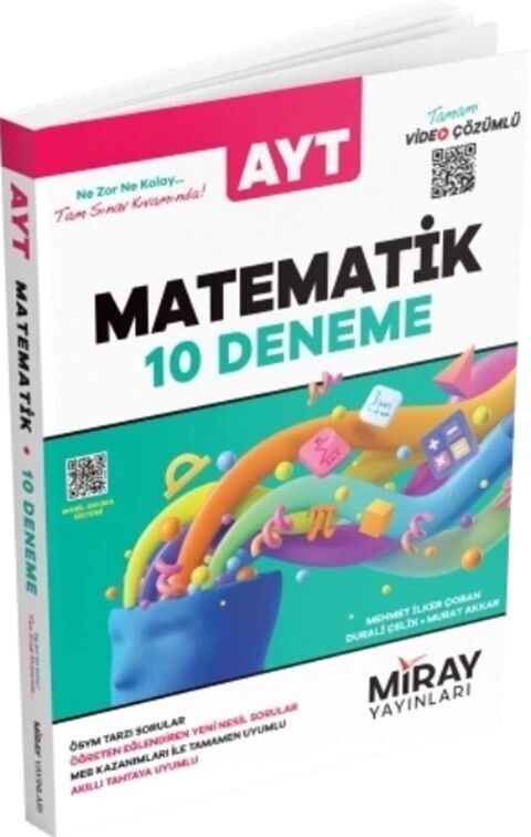 AYT Matematik 10 Deneme Miray Yayınları