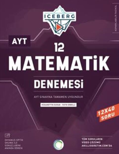 AYT Matematik 12 İceberg Denemesi Okyanus Yayınları