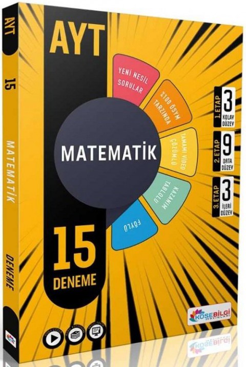 AYT Matematik 15 Branş Denemesi Köşebilgi
