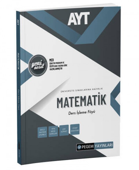 AYT Matematik Ders İşleme Föyü Pegem Akademi Yayıncılık