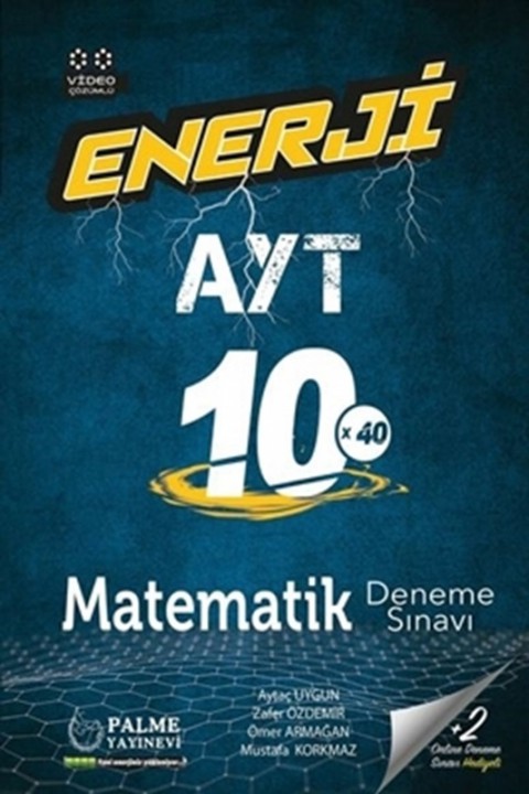 AYT Matematik Enerji 10x40 Deneme Sınavı Palme Yayınları
