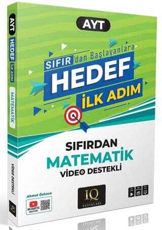 AYT Matematik Hedef İlk Adım Soru Bankası IQ Yayınları
