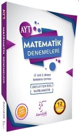 AYT Matematik Özel 12 Çözümlü Deneme Karekök Yayınları
