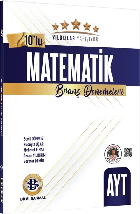 AYT Matematik Yıldızlar Yarışıyor 10 lu Branş Denemesi Bilgi Sarmal Yayınları