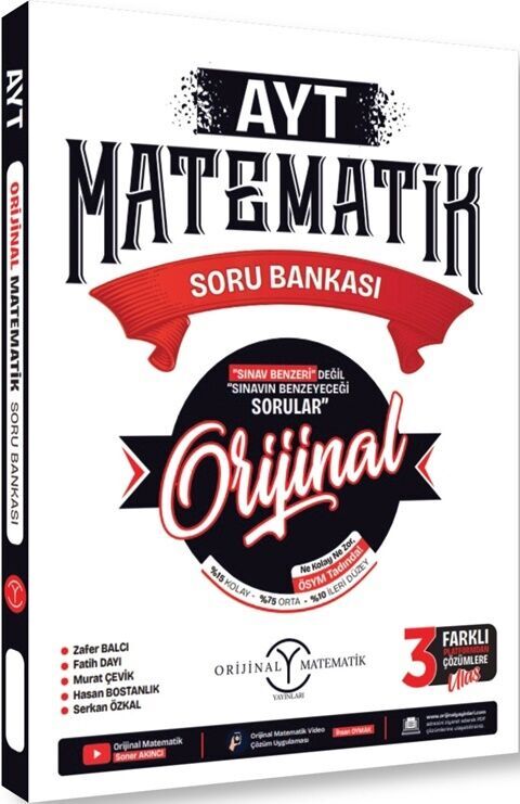 AYT Orijinal Matematik Soru Bankası Orijinal Yayınları