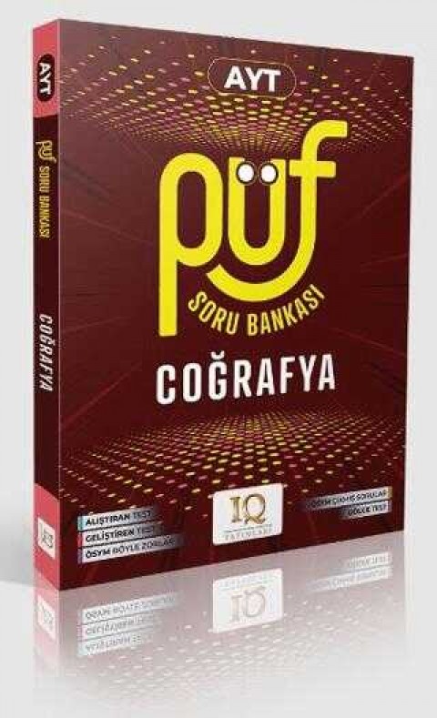 AYT PÜF Coğrafya Soru Bankası IQ Yayınları