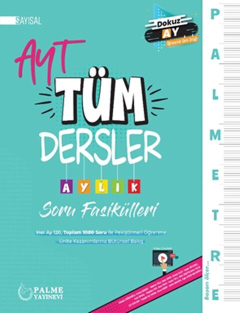 AYT Sayısal Tüm Dersler Aylık Soru Fasikülleri Palme Yayınları