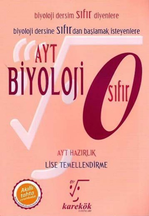 AYT Biyoloji Sıfır Karekök Yayınları