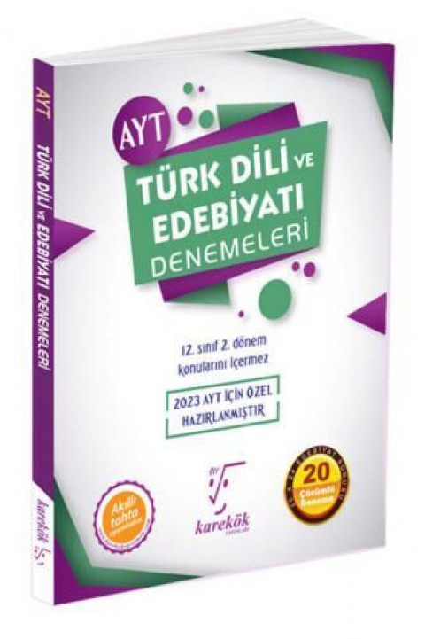 AYT Türk Dili Ve Edebiyatı Testi Denemeleri Karekök Yayınları