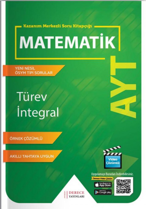 AYT Türev İntegral Derece Yayınları