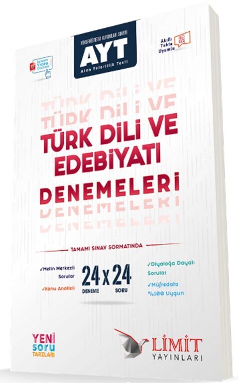 AYT Türk Dili ve Edebiyatı 24x24 Denemeleri Limit Yayınları